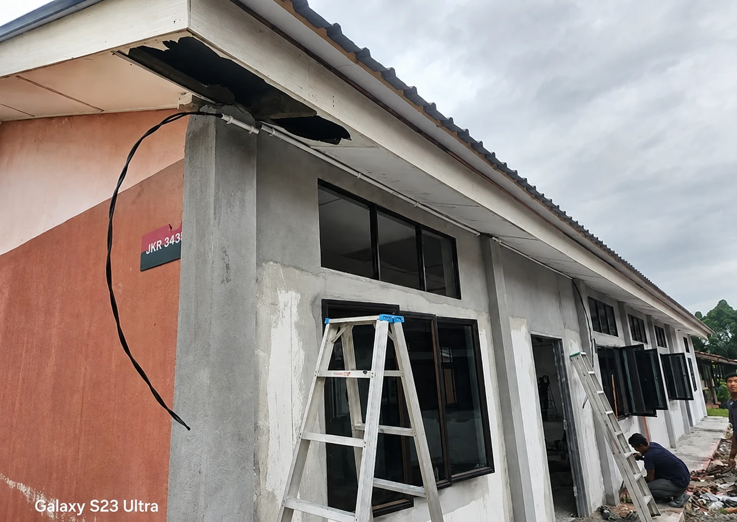 Kerja pendawaian luaran bangunan